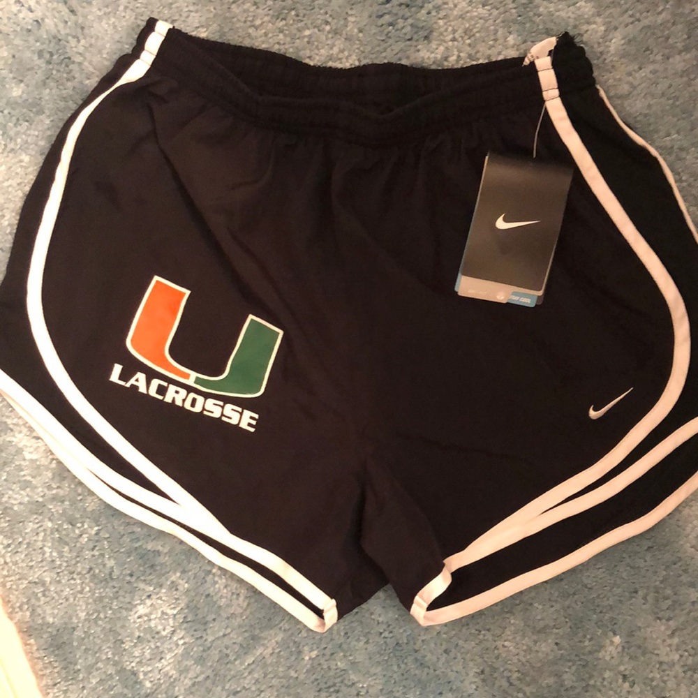 Nike Dri Fit Black UM Lacrosse Running Shorts